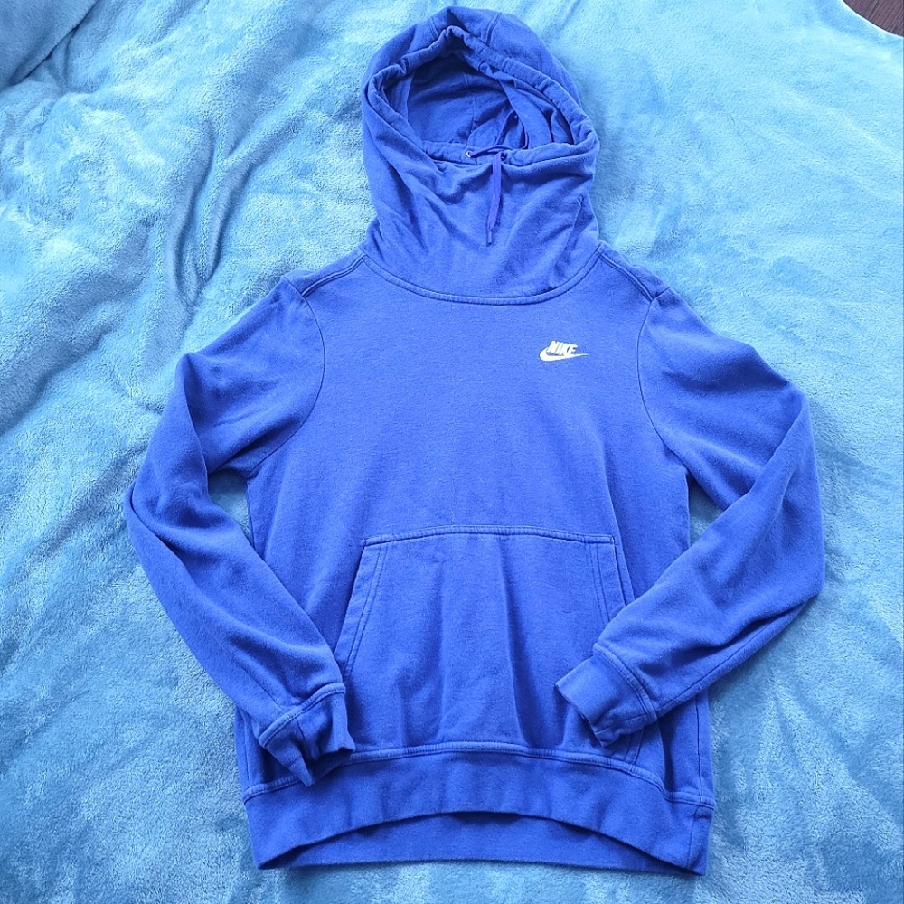 Nike Sportswear Club Blue Fleece Pullover Hoodie